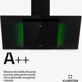 Klarstein Eleonora 90, hotă, 420 m³ / h, panou tactil, iluminat, EEK A ++