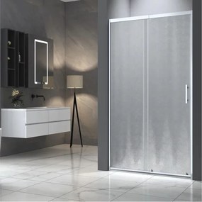 Usa de nisa culisanta Inter Ceramic 120 cm sticla mata opaca 5 mm profil crom lucios
