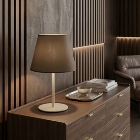 Lampă de masă ARDEN 1xE27/15W/230V bej/maro