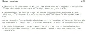 Pendul LED design modern Enigma alb