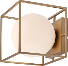 Aplica perete sau tavan pentru exterior IP44 Modane auriu