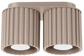 Sollux SL.1815 - Spot AURA 2xGU10/10W/230V taupe