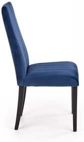 Scaun Diego 2 velvet albastru