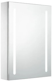 285117 vidaXL Dulap de baie cu oglindă și LED-uri, 50 x 13 x 70 cm