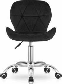 Reducere Scaun de birou negru AVOLA VELVET Calitate II.