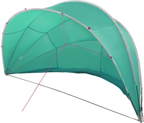 vidaXL Dom pentru piscină Manual albastru 546 x 516 x 250 cm