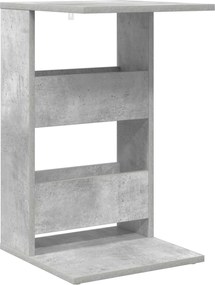 vidaXL Masă laterală Gri din beton 40 x 35 x 60,5 cm Lemn compozit