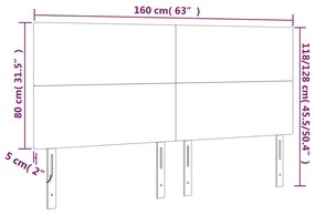 Tablii de pat, 4 buc, roz, 80x5x78 88 cm, catifea 4, Roz, 160 x 5 x 118 128 cm