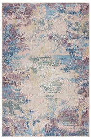 Covor albastru/mov lavabil din amestec de fibre reciclate 160x230 cm Reid – Flair Rugs