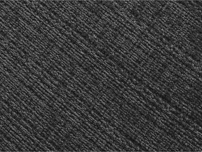 Taburet negru cu tapițerie din chenille Leonore – Bobochic Paris