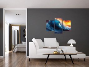 Tablou - Val în apus de soare (90x60 cm)