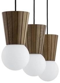 Argon 6358 - Lustră pentru baie VOLANTE, suspendată pe cablu, 3xG9/6W/230V IP44, maro