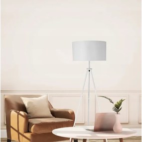 Lampă de podea albă 1xE27/40W/230V