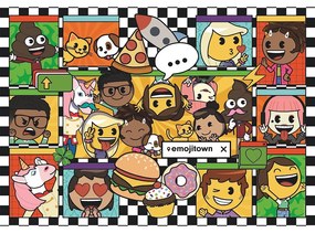 Emoji Puzzle Town 180 de piese Clementoni