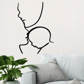 Accesoriu Decorativ de Perete, Family, Metal