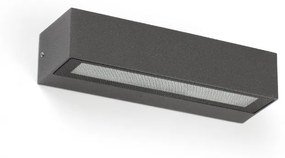 Aplica LED de exterior ambientala design modern IP65 LAKO gri inchis
