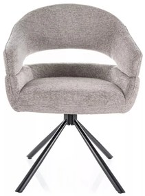 Scaun rotativ Borgo gri/negru Raven07