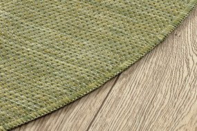 Covor SISAL SION cerc A5165A Melanj țesute plate verde