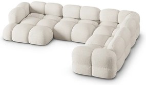 Colțar bej (cu colț pe partea dreaptă/în formă de "U") Loretto – Cosmopolitan Design