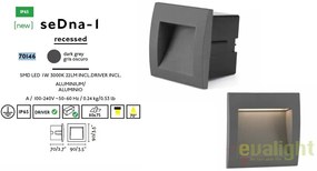 Corp de iluminat exterior incastrabil LED IP65 SEDNA-1 70146