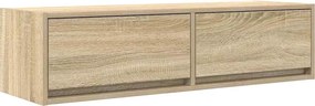 vidaXL Cabinet TV Stejar sonoma 100 x 31 x 25.5 cm Lemn compozit
