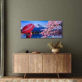 Tablou - cu privire la munte - Japonia (120x50 cm)