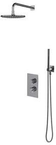 Sistem de dus incastrat cu baterie termostata Omnires Contour si para cu 1 functie