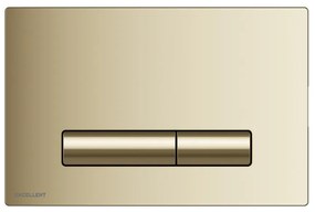 Excellent Aurro buton de spălare pentru WC auriu INEX.AU230.150.GL