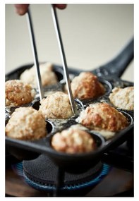 Tigaie pentru clătite americane din fontă 19x34 cm – Holm