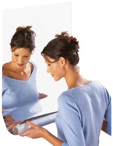 Folie oglindă autoadezivă, argintie, 150 x 58 cm, WENKO