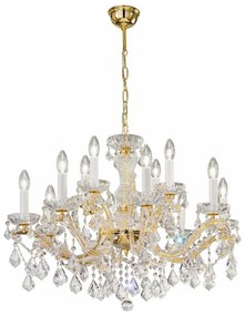 Kolarz 3149.88+4.3.KoT - Candelabru MARIA LOUISE 12xE14/40W/230V aur 24K