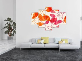 Tablou - Frunze portocalii (150x105 cm)