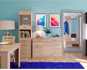 Masă PC 1S, stejar sonoma, TEYO