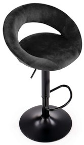 Scaun de bar Kaiden, negru