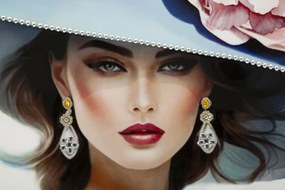 Mauro Ferretti Pictura pe Pânză Lacuită cu Cadru -A- cm 62x4x91 | Aosom Romania
