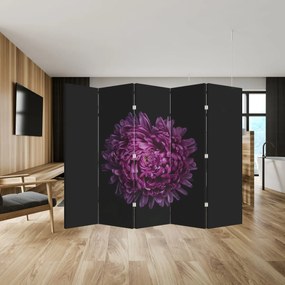 Paravan - Floare violetă (210x170 cm)