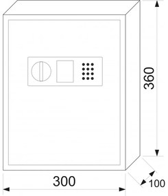 KS48 seif pentru cheii