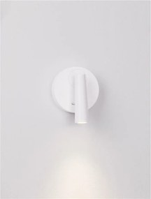 Aplica cu Spot LED directionabil stil minimalist TICO alba, NVL-9695146