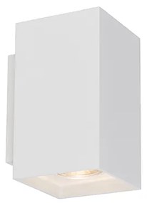Lampă de perete modernă pătrat alb - Sandy