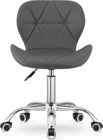 PROMO SCAUN DE BIROU GRI AVOLA DIN PIELE ECO II. CALITATE