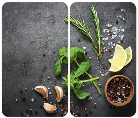 WENKO 53907100 - Capac pentru plită 30 x 52 cm multicolor/gri/transparent