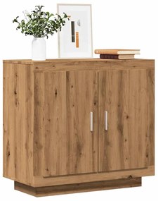 vidaXL Dulap, Stejar artizanal, 80x40x75 cm, lemn prelucrat