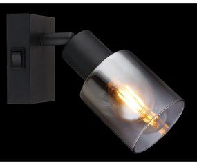 Aplica de perete design modern Hubertus negru
