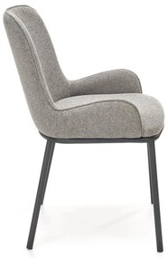 Scaun de bucaterie Bellamy, gri/negru