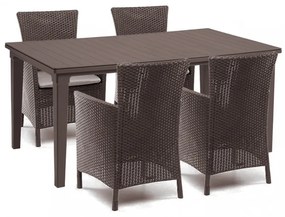 Set mobilier de grădină Futurowa 4+1 maro
