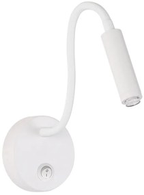 Lampă flexibilă de perete Brilagi MAYA 1xG9/4W/230V alb