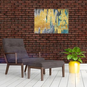 Tablou - Design auriu (70x50 cm)