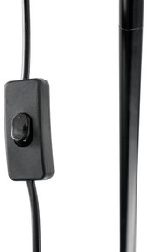 Lampadar 1xE27/40W/230V negru