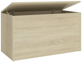 Cufar de depozitare, stejar sonoma, 84x42x46 cm, lemn compozit