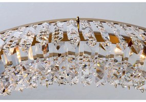 Lustra cristal Asfour design modern de lux Ring 24K 80cm gold plated